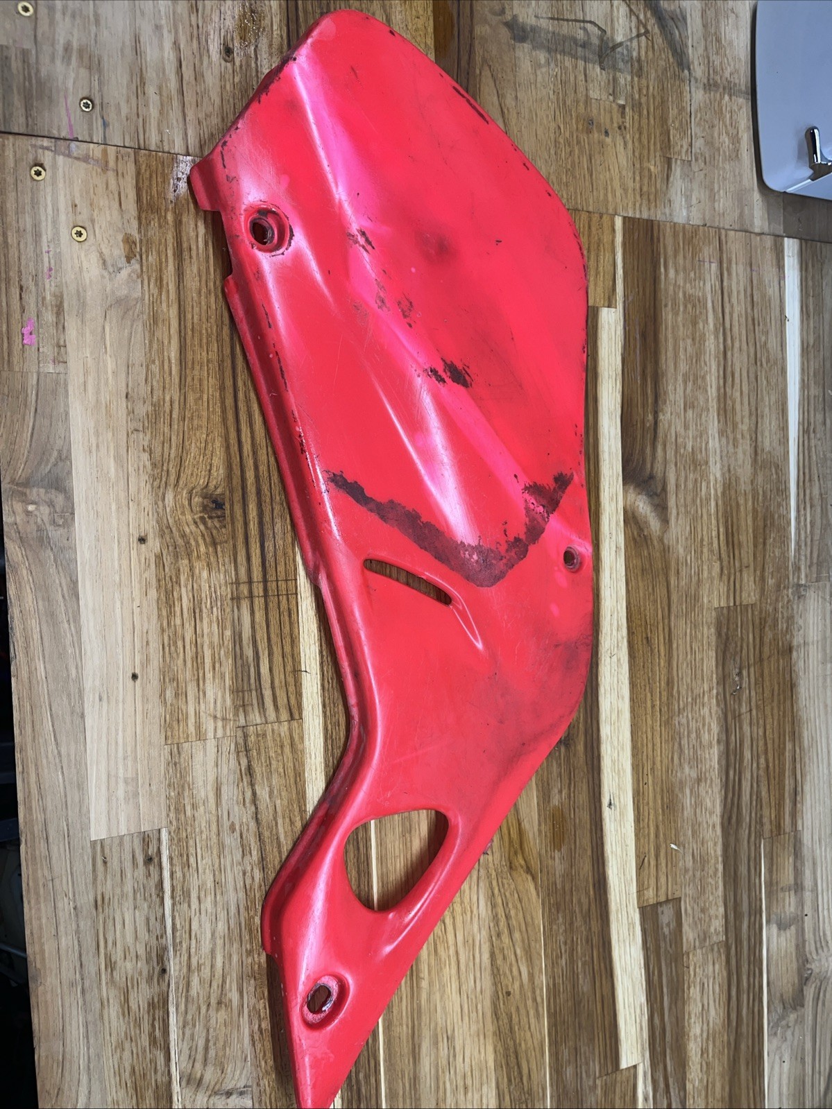 RH Side Number Plates Plastic Red Honda CR125R 1998-1999 CR250R 1997-1999