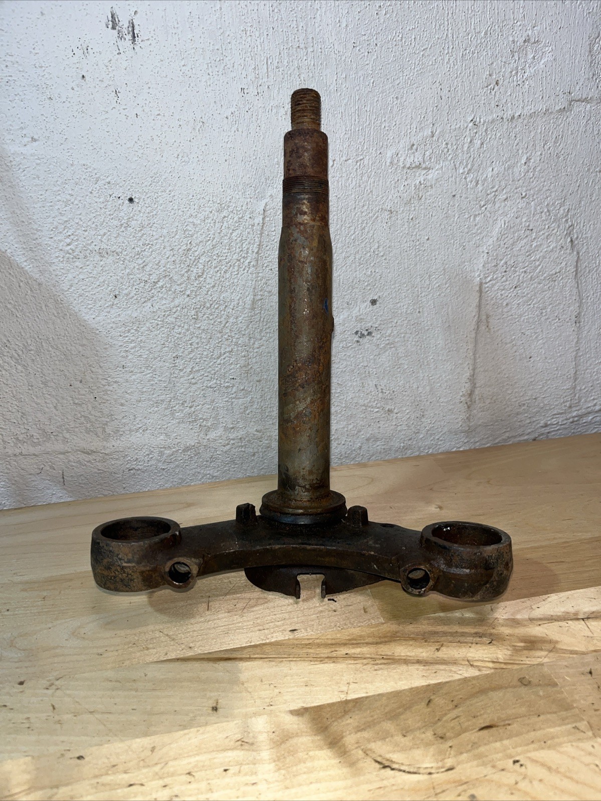 75 Yamaha RD200 RD 200 Electric Lower Bottom Triple Tree Fork Shock Clamp #1