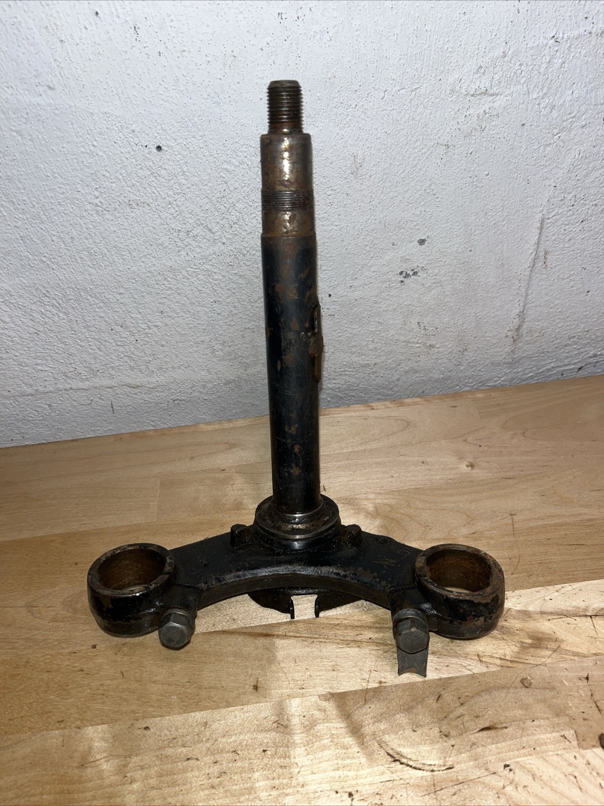75 Yamaha RD200 RD 200 Electric Lower Bottom Triple Tree Fork Shock Clamp #2