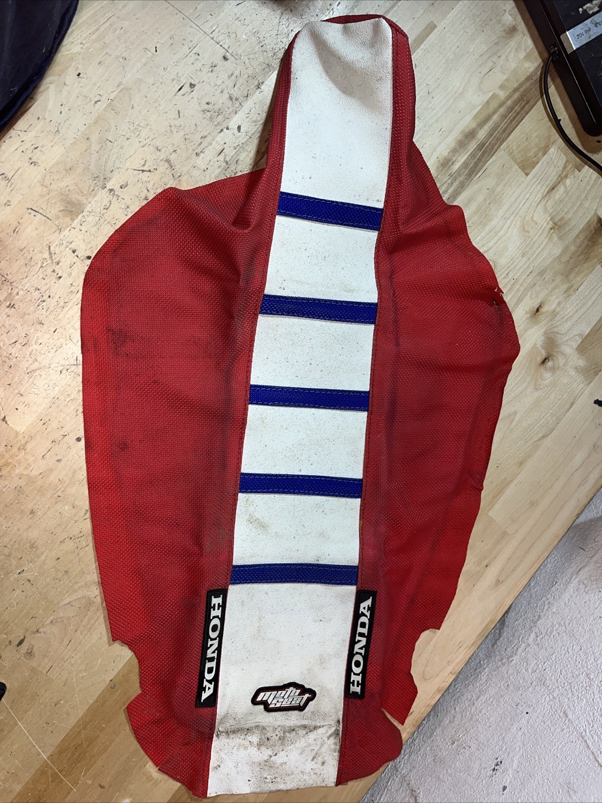 1993 CR125 BLUE RED WHITE SEAT COVER