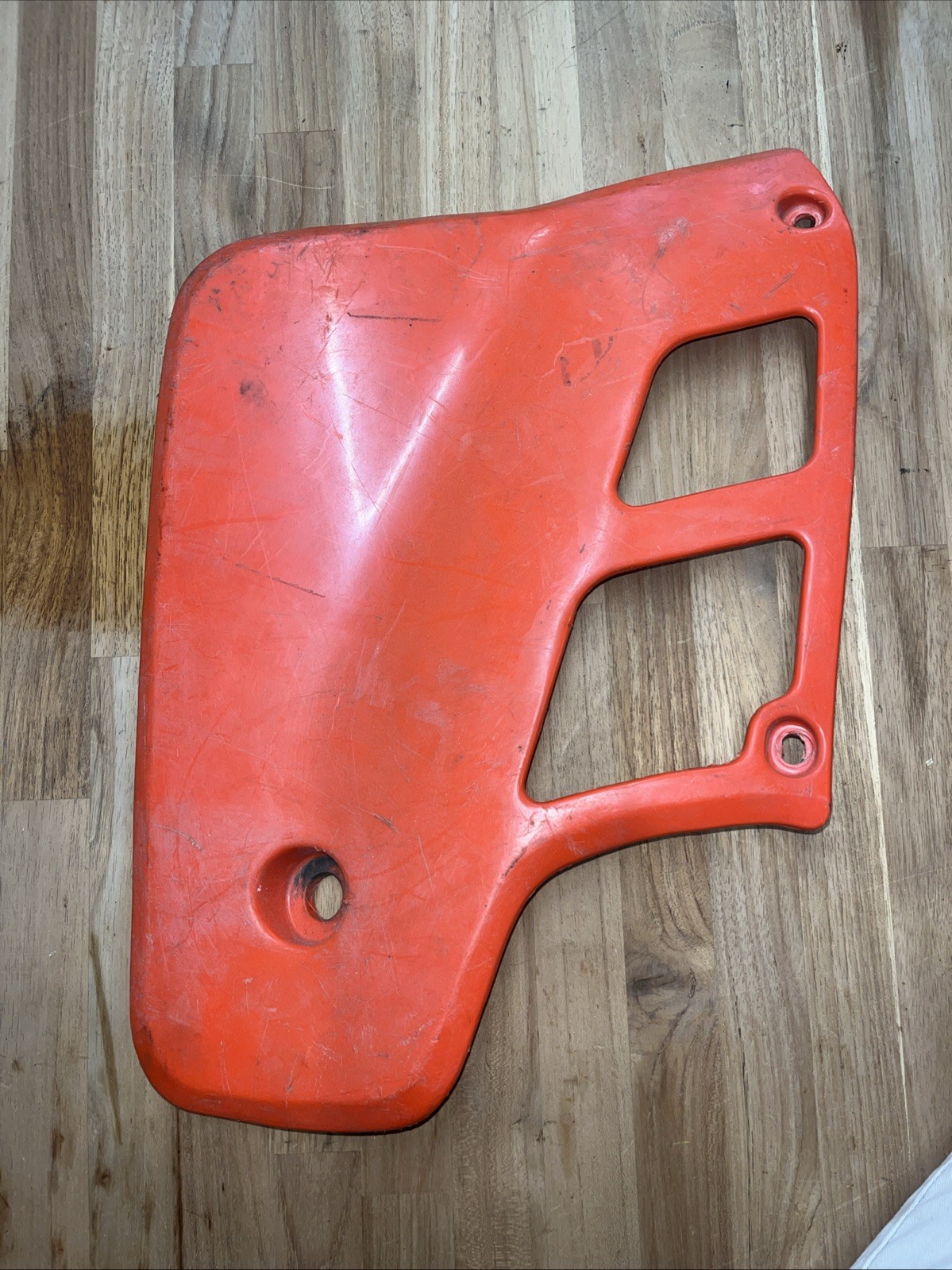 1990 Honda CR250R Left Radiator / Fuel Tank Cover Shroud  | Used