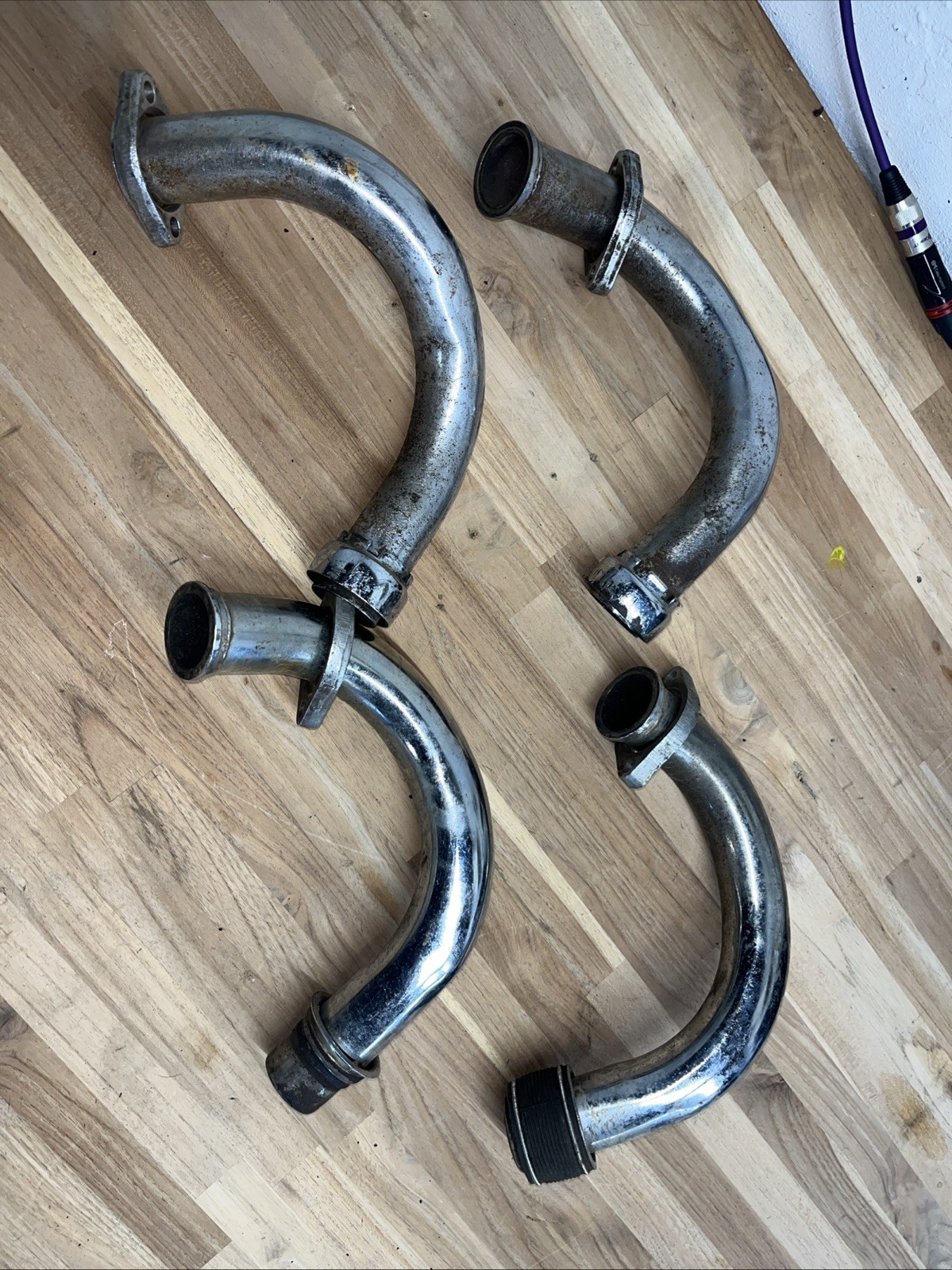 Yamaha RD-Series Exhaust Header Pipes Lot | RD400 RD350 RD250 RD200 | Used