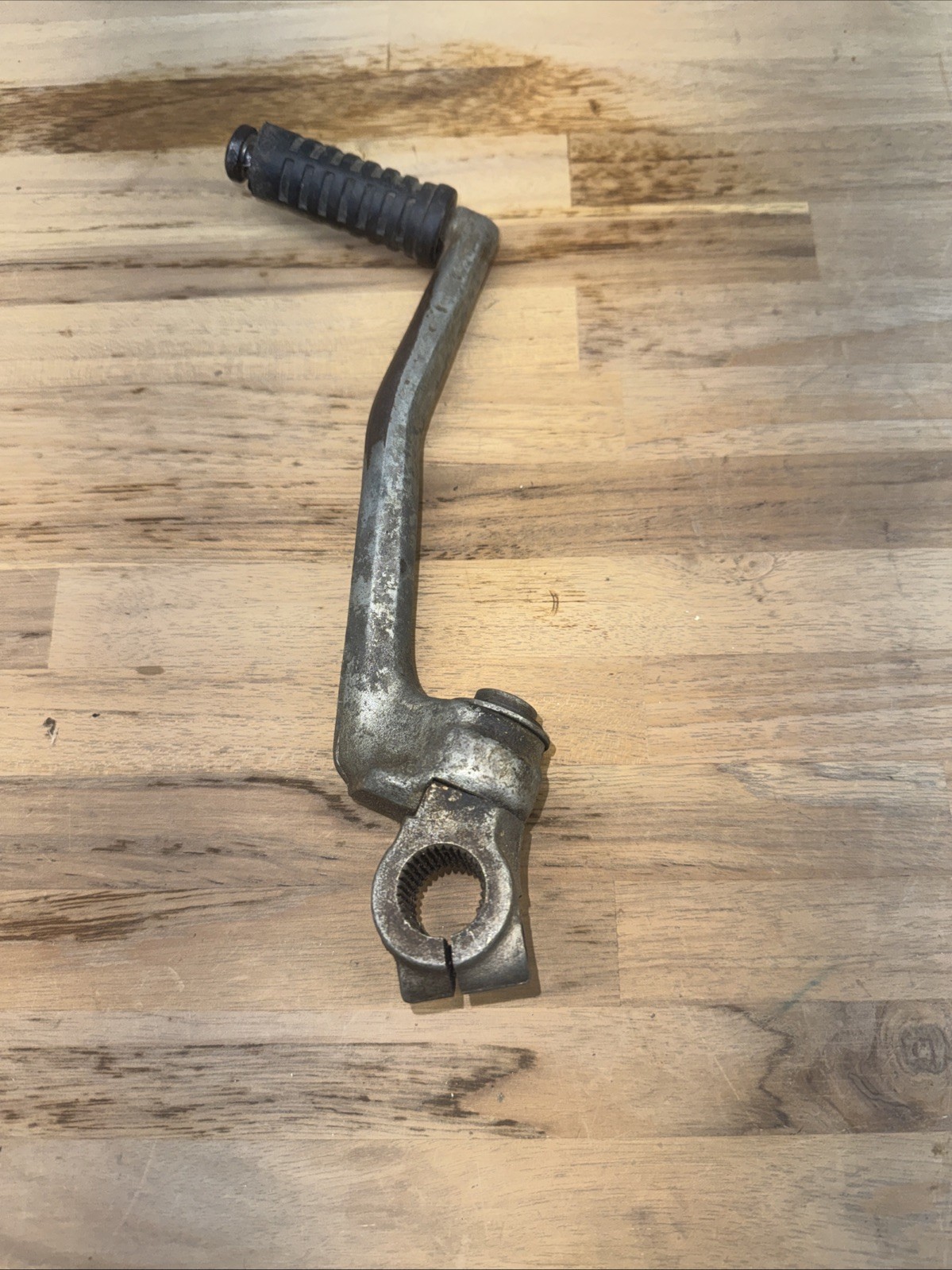 1974 Yamaha DT360 Kick Starter Lever Arm w/ Rubber Pedal OEM