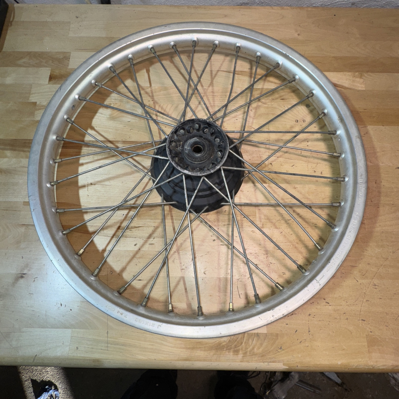 1986 Honda XR200R Front Wheel Tire Rim 3.00-21 1984 1985 1987 1988