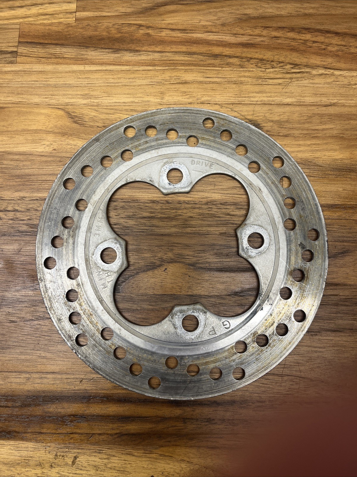 HONDA TRX250R TRX 250R REAR BRAKE ROTOR DISC 1986 1989 #2