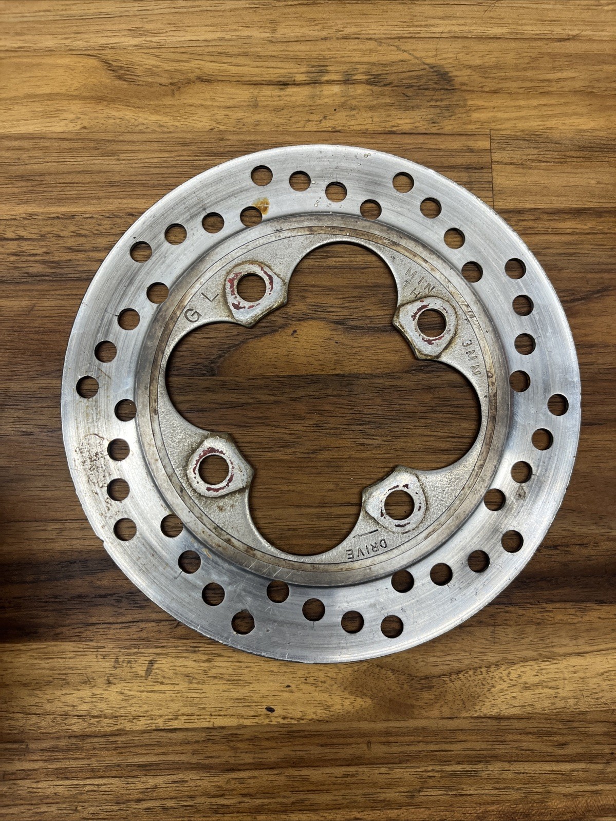 HONDA TRX250R TRX 250R REAR BRAKE ROTOR DISC 1986 1989 #3