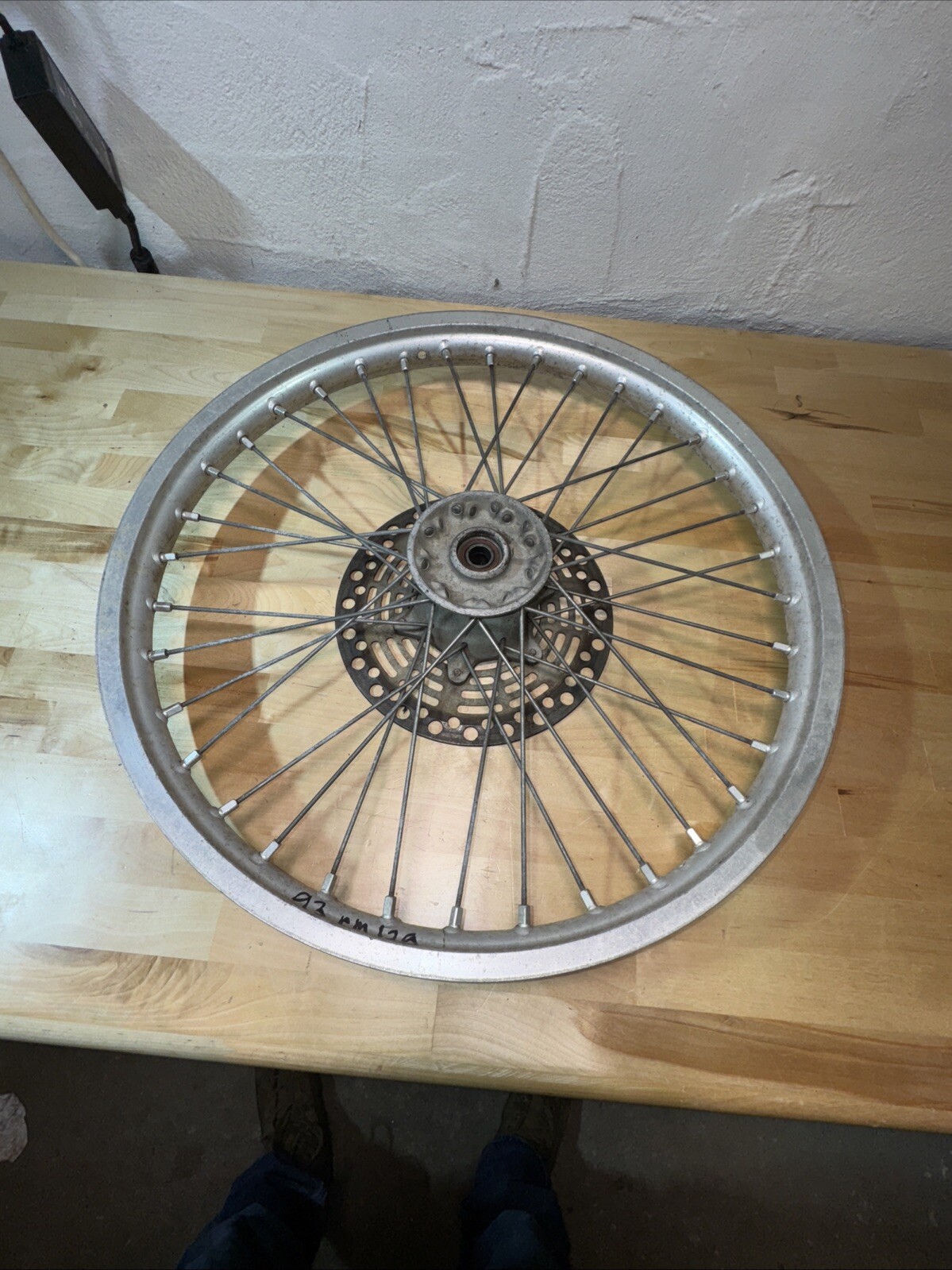 1993  SUZUKI RM125 FRONT WHEEL 21"