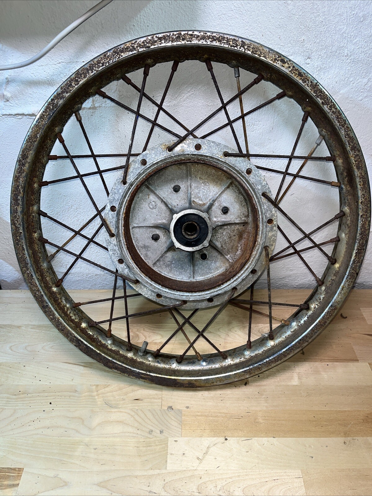 1975 Yamaha RD350? chrome rear wheel rim 18in