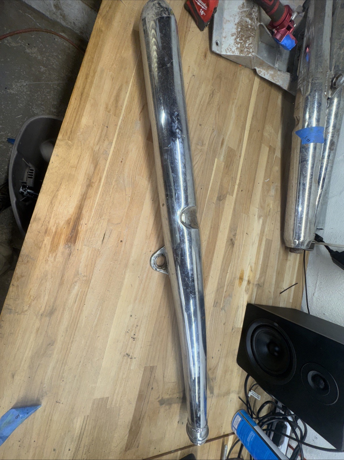 Vintage Yamaha RD400 Exhaust Pipe OEM 2-Stroke Unknown Year 1