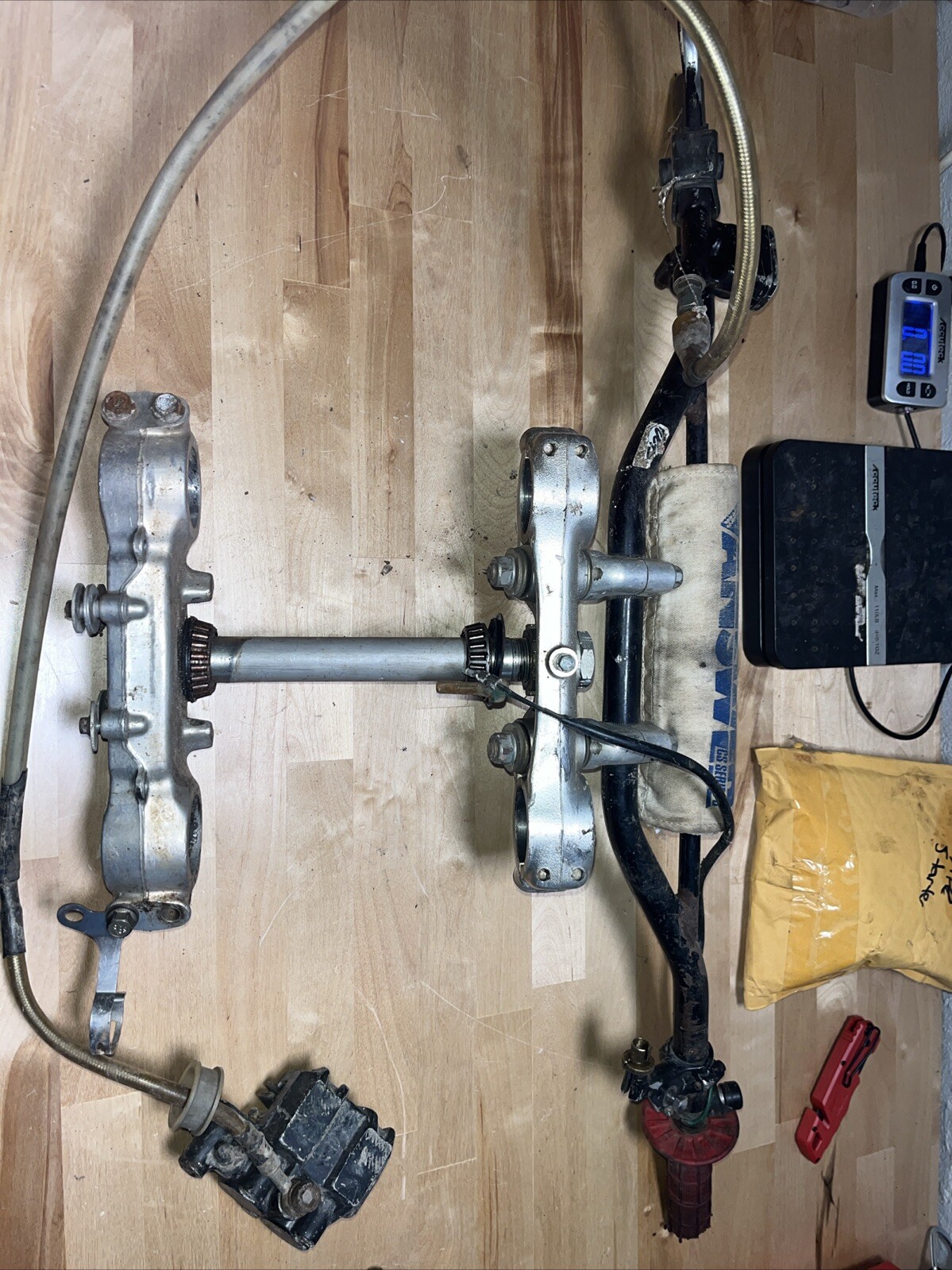 1985 - 1987 Honda  CR250R TRIPLEX/  BARS and BRAKE