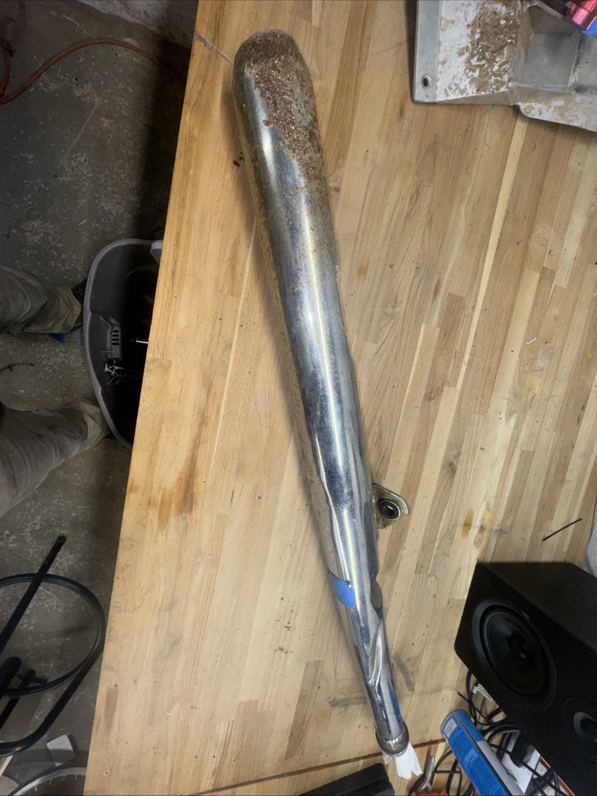 Vintage Yamaha RD400 Exhaust Pipe OEM 2-Stroke Unknown Year
