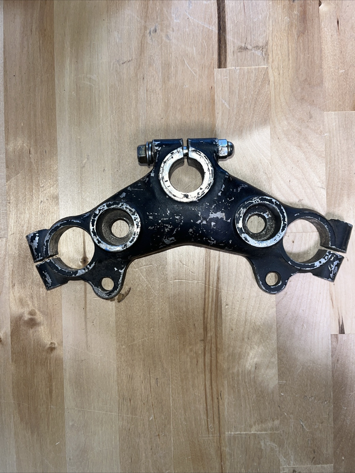Yamaha RD 400 F 1A3 Upper Triple Clamp Fork Bridge #2