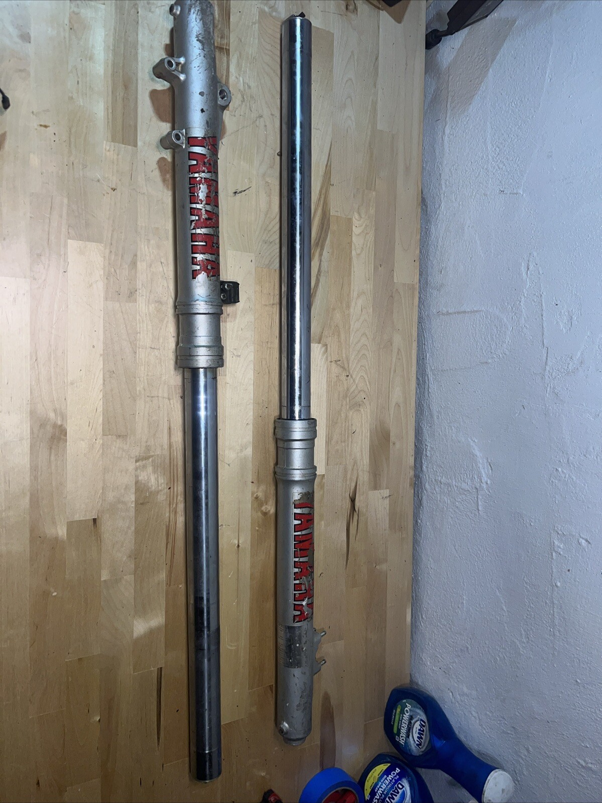 1986 1987 1988 1989 Yamaha Yz125 Right Left Front Suspension Forks Shocks OEM 