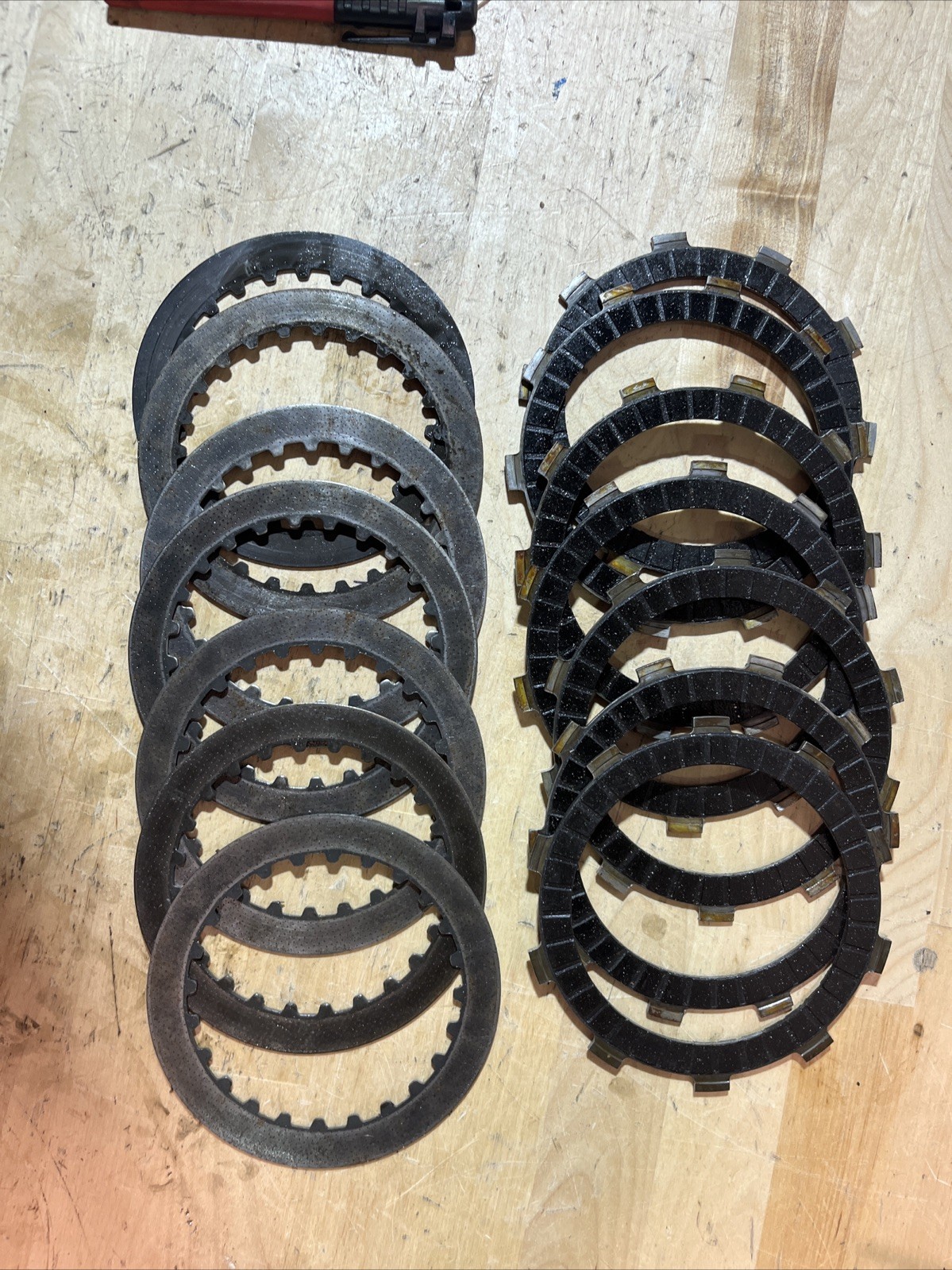HONDA TRX250R CLUTCH FRICTION AND STEEL PLATES #2