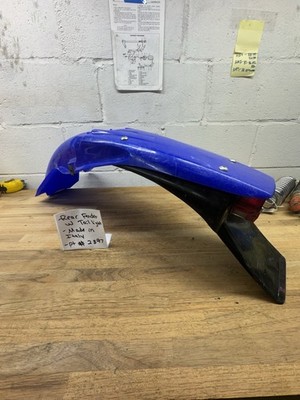 Yamaha Blue Rear Fender w Taillight Made in Italy Pt 2897 WR YZ Dirt Bike